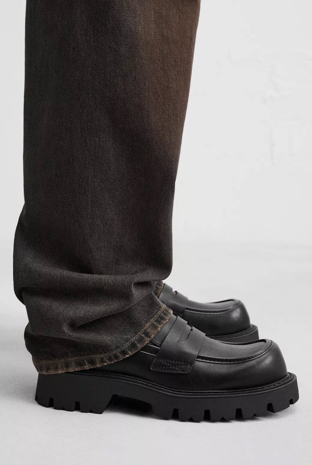 Original Zara Chunky penny loafer