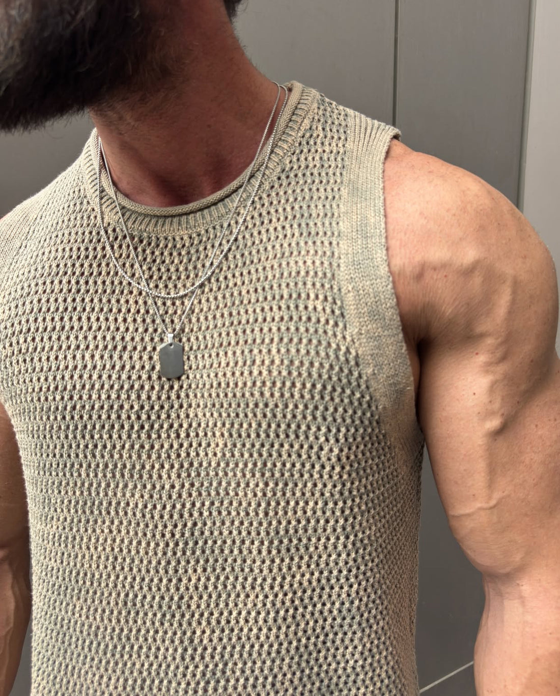 Cotton sleeveless shirt- 0029