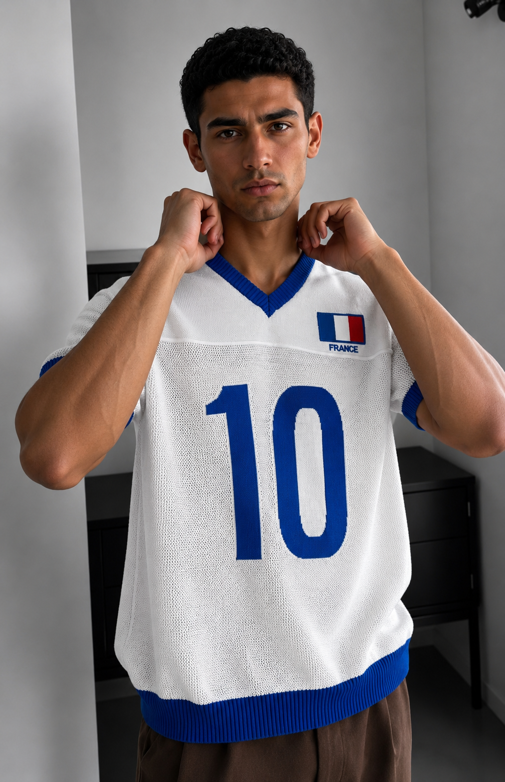 France Knit Jersey - 0218 / white
