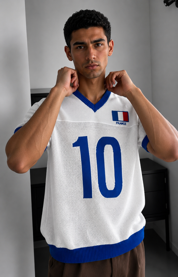 France Knit Jersey - 0218 / white